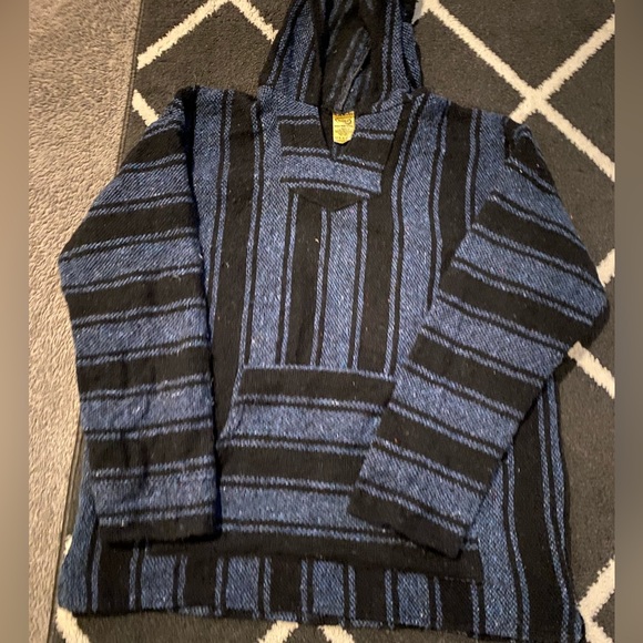 Vintage Jerga Poncho Pullover - Picture 2 of 4